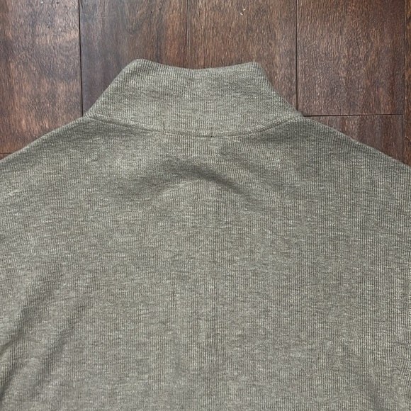 Banana Republic Men's Beige Waffle Quarter Zip Pullover Shirt, Size XXL, NWT - Picture 9 of 10